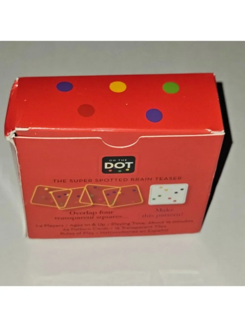 On The Dot Super Spotted Brain Teaser Card Game Box Wear Cards Sealed